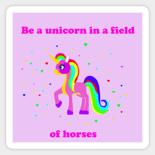 unicorn funny saying gift Sticker